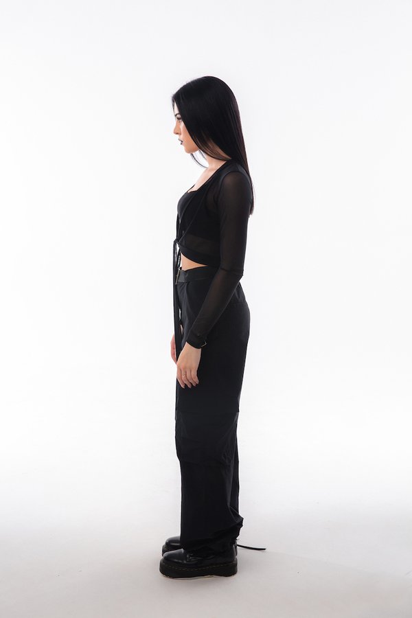 Кофта TIE с завязками black